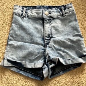 H&M Divided Acid Wash Denim Jeans Size 2 Light Wash Bottoms